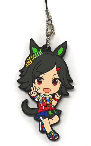 Winning Ticket Rubber Mascot Keychain - Kyun-Chara Illustrations H Prize (Ichiban Kuji Uma Musume Pretty Derby 4) BANDAI SPIRITS (Approx. 6cm, Pre-owned)
