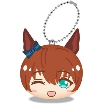 Maruzensky Omamanchu Niginigi Mascot (Umamusume Pretty Derby) - Ensky Soft Microbead Squeeze Mascot (Approx 55×70×50mm, With Ball Chain)