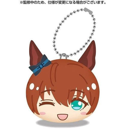 Maruzensky Omamanchu Niginigi Mascot (Umamusume Pretty Derby) - Ensky Soft Microbead Squeeze Mascot (Approx 55×70×50mm, With Ball Chain)