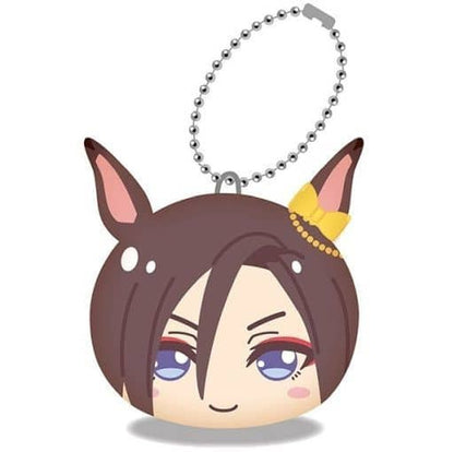 Air Groove Omanju Niginigi Mascot (Ball Chain) - Umamusume Pretty Derby Series by Ensky (Approx 55×70×50mm, Pre-owned)