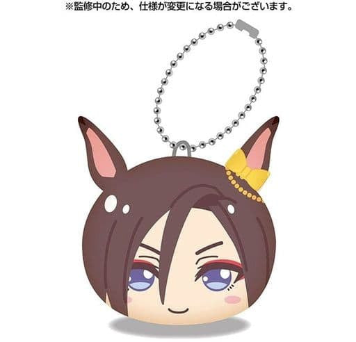 Air Groove Omanju Niginigi Mascot (Ball Chain) - Umamusume Pretty Derby Series by Ensky (Approx 55×70×50mm, Pre-owned)