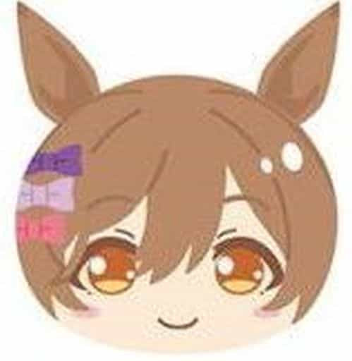 Smart Falcon Plush Mascot - Umamusume Pretty Derby Omanju Niginigi Mascot 8 Series (Ensky, ~55×70×50mm, with Ball Chain)