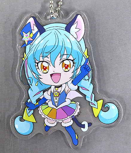 Cure Cosmo Acrylic Die-Cut Ball Chain Keychain - Pretty Cure All Stars (Approx. 7.5 x 6 cm) Toei Animation - Pre-owned