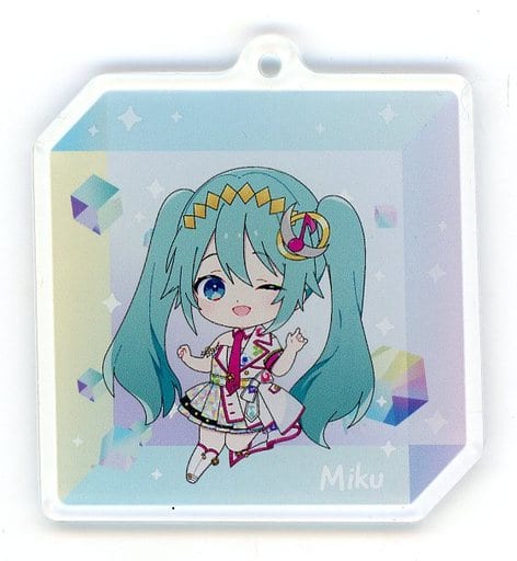 Hatsune Miku Project SEKAI COLORFUL STAGE! COLORFUL LIVE 2nd - Will - Mini Chibi Acrylic Keychain Collection C (Colorful Palett) Pre-owned
