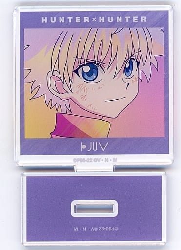 Killua Zoldyck Acrylic Stand - HUNTER×HUNTER Ani-Art Animate Fair 2022 Winter Clear Label Trading Acrylic Stand