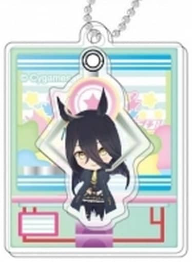 Manhattan Cafe Acrylic Keychain (Plapla Acrylic Keyholder A BOX) - Umamusume: Pretty Derby | Hasepro x Bandai - Approx 60×46×3mm