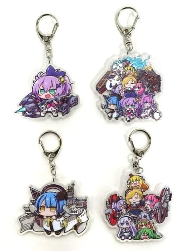 Azur Lane 5th Anniversary Keychain 4-Piece Set