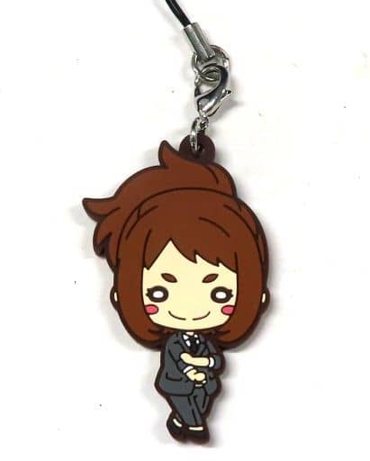Ochaco Uraraka My Hero Academia Nitotan Suit Rubber Mascot Keychain TOHO animation STORE Exclusive by Takara Tomy Arts