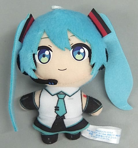 Hatsune Miku Puchi Plush Mascot - Sega Lucky Kuji Project SEKAI COLORFUL STAGE! feat. Hatsune Miku Vol.3 B Prize (Approx. 8 x 5 cm)