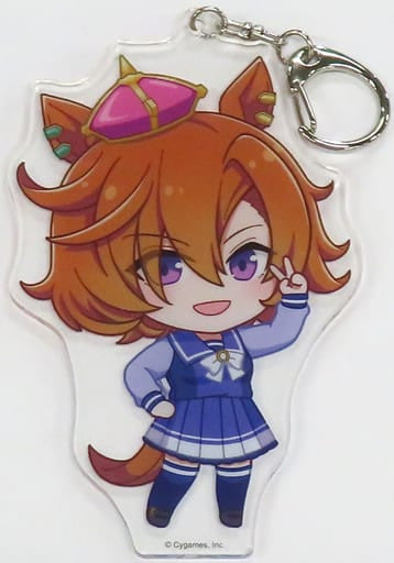 T.M. Opera O 2nd Anniversary V-Sign Big Acrylic Keychain - Seven-Eleven × Umamusume: Pretty Derby 2nd Anniversary Campaign Seven Net Exclusive (CDG) 74×120mm Pre-owned