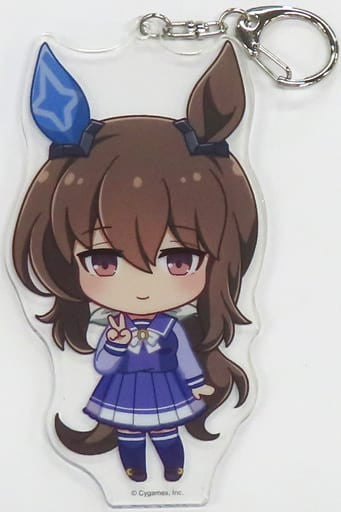 Admire Vega Big V-Sign Acrylic Keychain (Seven-Eleven × Umamusume: Pretty Derby 2nd Anniversary) CDG — 62×122mm