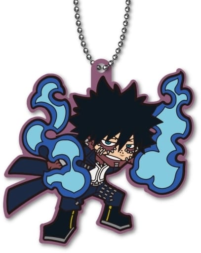 Dabi Rubber Mascot Keychain from My Hero Academia, Approx. 80 mm, Xebec Pre-Owned