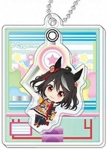 Kitasan Black Plapla Acrylic Keyholder C BOX - Umamusume: Pretty Derby (Hase-Pro / Bandai) Approx. 60×46×3mm - Used