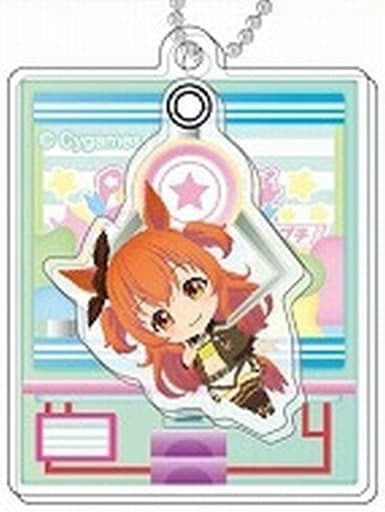 Mayano Top Gun Acrylic Keychain - Umamusume: Pretty Derby PuraPura Acrylic Keyholder D BOX (Hase-Pro / Bandai, Pre-owned)
