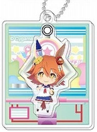 Machikane Fukukitaru Acrylic Keychain D BOX - Umamusume: Pretty Derby Official Plush-Style Acrylic Key Holder (Hase-Pro / Bandai, ~6.0×4.6×0.3 cm)