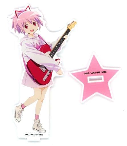 Madoka Kaname BIG Acrylic Stand - Puella Magi Madoka Magica (ARMA BIANCA) Pre-owned, Height Approx. 14.3 cm