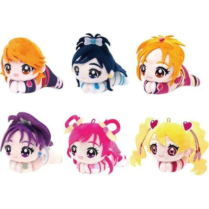 Pretty Cure 20th Anniversary HugChara Collection Full Set - 6 Plush Keychain Mascots (Length Approx. 90 mm) Max Limited - Pre-owned