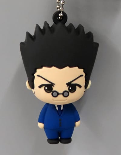 Leorio Paradinight 3D Rubber Mascot Keychain from Hunter x Hunter, FuRyu Prize Item, Approx. 6 cm