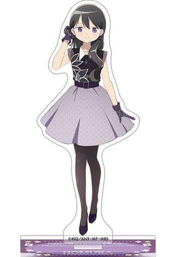 Puella Magi Madoka Magica Group Acrylic Stand Set (5 Acrylic Stands + Bonus A3 Cloth Poster) - Movic, Pre-owned