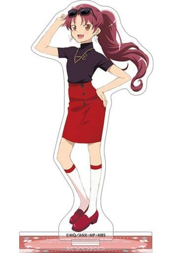 Puella Magi Madoka Magica Group Acrylic Stand Set (5 Acrylic Stands + Bonus A3 Cloth Poster) - Movic, Pre-owned