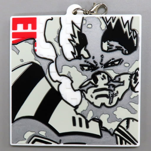 Endeavor Rubber Charm Keychain - My Hero Academia Ichiban Kuji Will I Prize, Length Approx. 65 mm, BANDAI SPIRITS