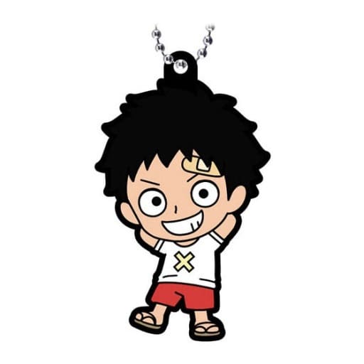 Luffy (Child) Rubber Mascot - One Piece FILM RED Capsule Rubber Mascot 2 (Bandai) - Pre-owned