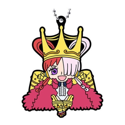 Uta B Capsule Rubber Mascot 2 Keychain - One Piece FILM RED - Bandai, Pre-owned)