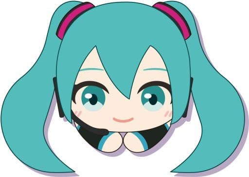 Hatsune Miku Piapro Characters Hagu-Char Plush Keychain - Max Limited - Length Approx. 90 mm Pre-owned