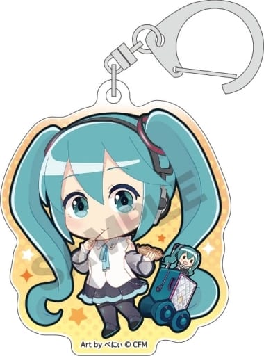 Hatsune Miku Mini Chibi Takoyaki Trading Acrylic Keychain - Crux (AnimeJapan 2023 Pre-release)