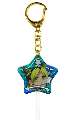 Jolyne Cujoh Acrylic Candy-Style Keychain - JoJo's Bizarre Adventure JOJO WORLD2 (Bandai Namco Amusement, Approx. 40 mm)