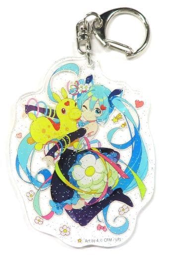 Hatsune Miku x RODY Glitter Acrylic Keychain - Caravan - Approx. 66 x 86 mm (Pre-owned)