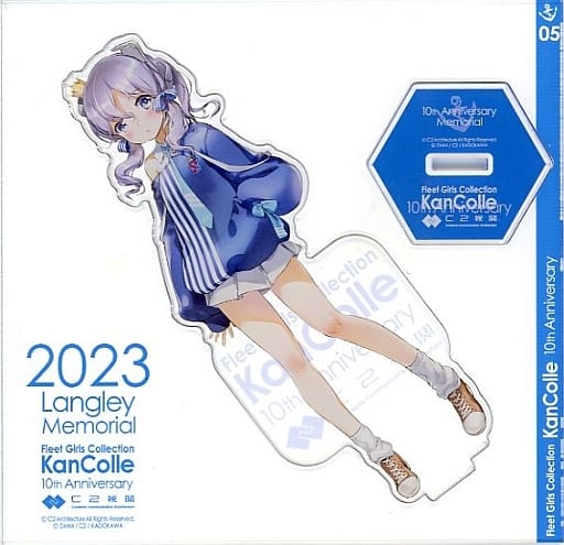 Kantai Collection Langley 10th Anniversary Acrylic Stand