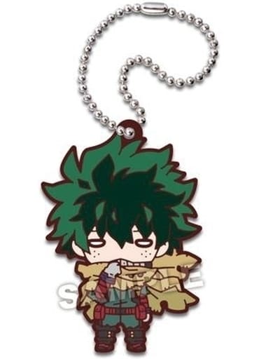 Izuku Midoriya My Hero Academia Nitotan Hero vs. Villain Rubber Mascot by Takara Tomy Arts, Approx. 60 mm