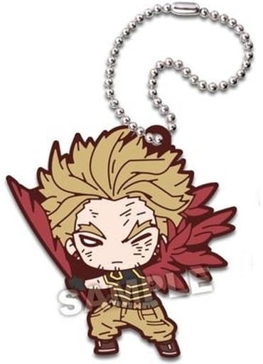 Hawks Nitotan Rubber Mascot Keychain - My Hero Academia Hero vs. Villain Series, Approx. 60 mm, Takara Tomy Arts