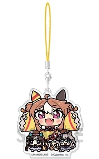 Copano Rickey, Hokko Tarumae & Wonder Acute Acrylic Strap Set - Uma Musume Pretty Derby Acrylic Strap ~With Plush~ Vol.4 (Approx. 70mm, Sol International)
