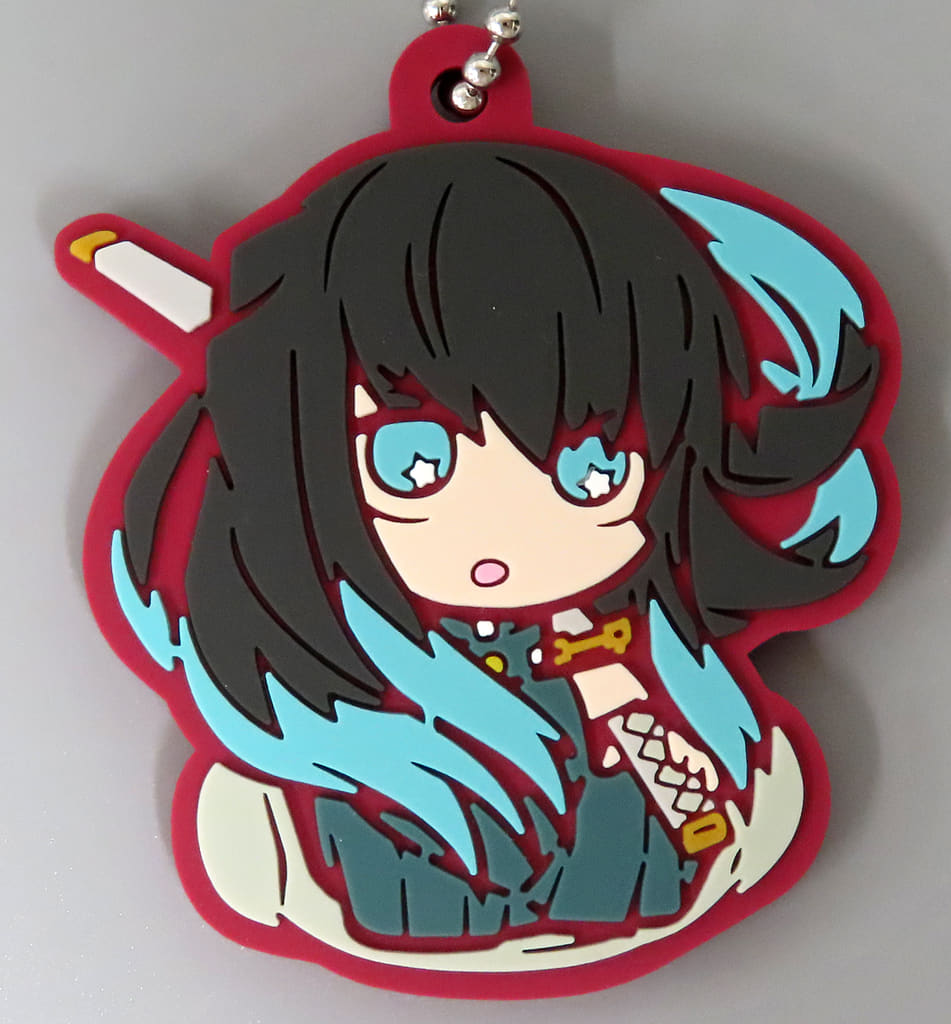Demon Slayer: Kimetsu no Yaiba Character Bancho Kou Rubber Mascot Vol. 11 Keychain by Stand Stones, Length Approx. 54 mm, Pre-Owned, No. 2