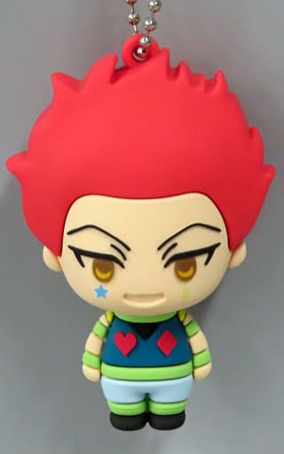 Hisoka Morow 3D Rubber Mascot Keychain from Hunter x Hunter Vol. 3 by FuRyu, Approx. 6 cm, Used Prize Item