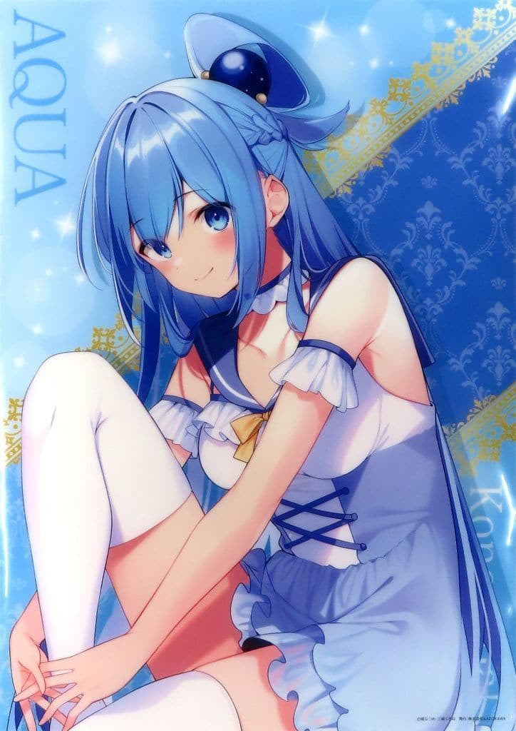 A3 Clear Poster Aqua KonoSuba 10th Anniversary B-1 Prize
