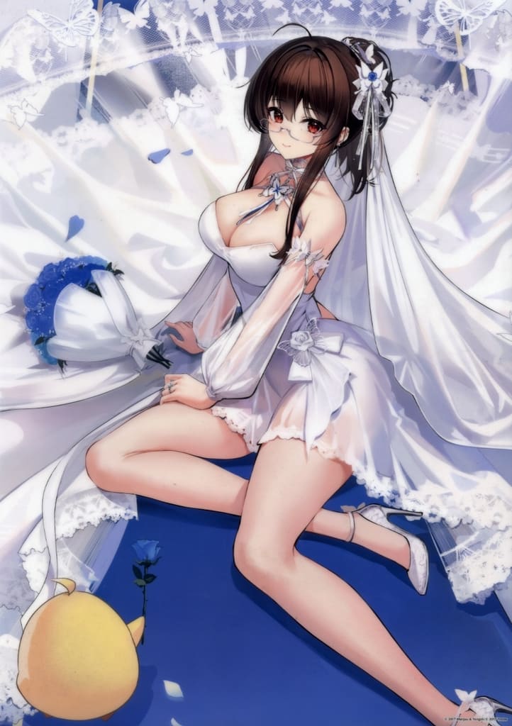 Azur Lane MAGIC Kuji Sweet Night A3 Clear Poster F-6 Prize by MAGES. (Pre-owned)
