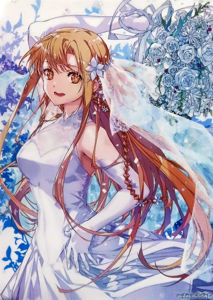 A3 Clear Poster Asuna Sword Art Online 15th Anniversary Lottery C-1
