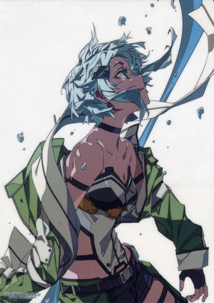 A3 Clear Poster Sinon - Sword Art Online 15th Anniversary Lottery