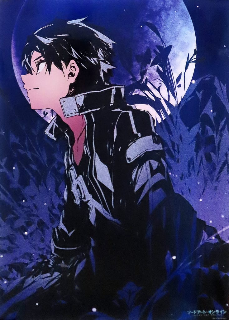 A3 Clear Poster Kirito Sword Art Online 15th Anniversary C-5