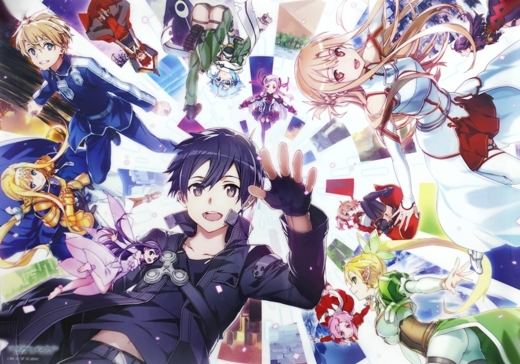 Sword Art Online 15th Anniversary Group A3 Clear Poster C-11 Prize