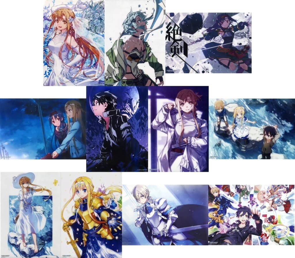 Sword Art Online 15th Anniversary A3 Clear Poster Set (11)