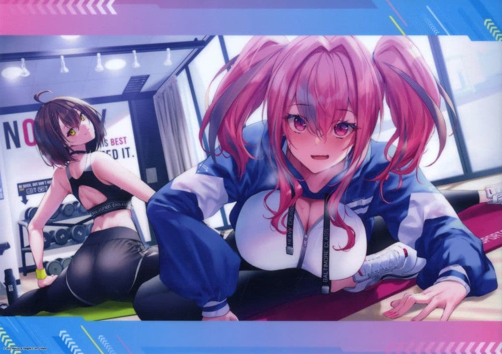 A3 Clear Poster Bremerton & Baltimore Azur Lane MAGIC Kuji F Prize