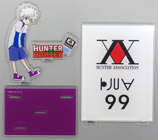 Killua Zoldyck Acrylic Stand - HUNTER×HUNTER × Shimamura Collaboration - Height Approx. 7.5 cm - Pre-owned (Shimamura)