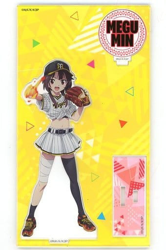 Megumin Framed Acrylic Stand KonoSuba × Hanshin Tigers