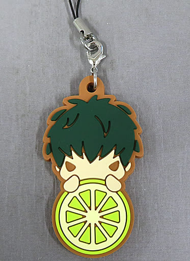 Toshiro Hijikata Gintama Rubber Collection Charm Strap by Benelic, Approx. 70 mm