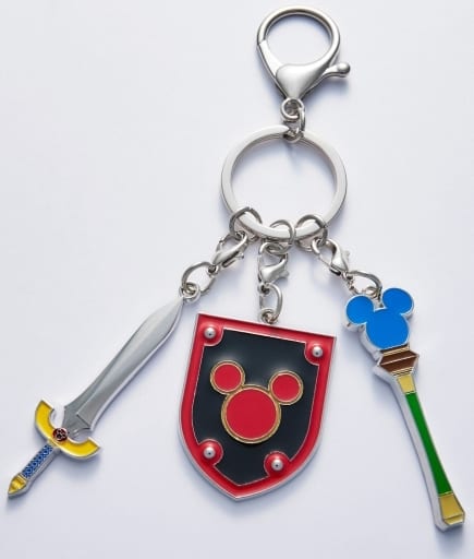 Kingdom Hearts Sword/Rod/Guard of Dreams Metal Keychain