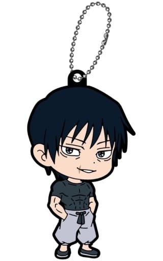 Toji Fushiguro Rubber Mascot Keychain - Jujutsu Kaisen: Hidden Inventory / Premature Death (Approx. 49 x 75 mm) - XEBEC Pre-owned